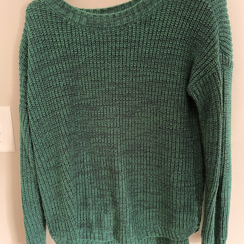 SO green sweater